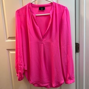 Long Sleeve Pink Shirt